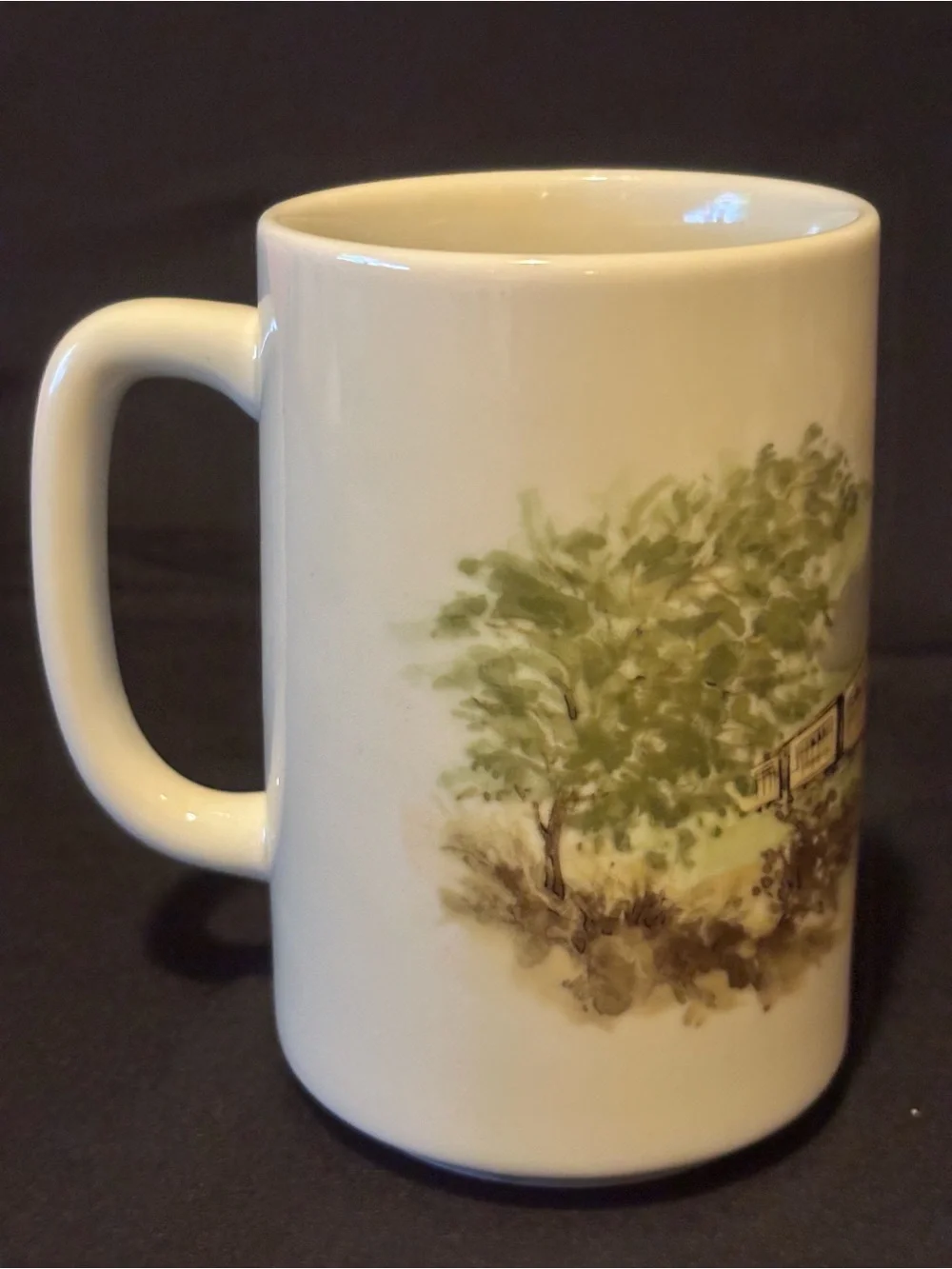 Vintage Locomotive Train Ceramic Mug by Otagiri.